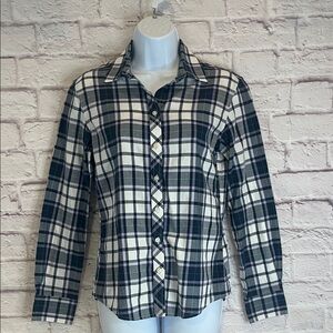 Banana Republic Soft Wash Shirt Plaid Button-Up Shirt